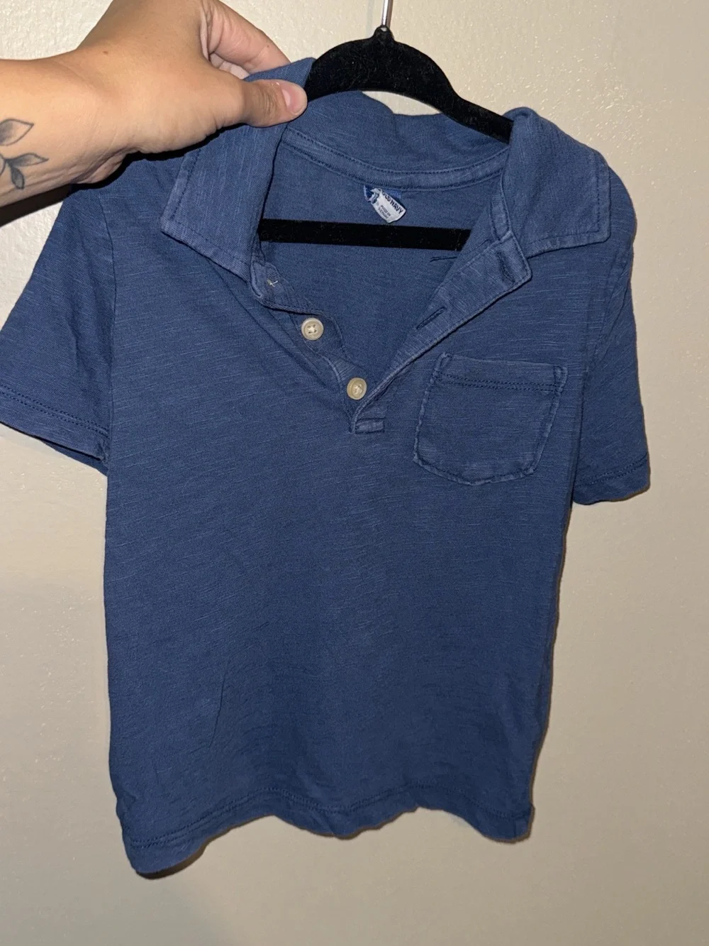 Old Navy Boys Blue Short Sleeve Polo Shirt